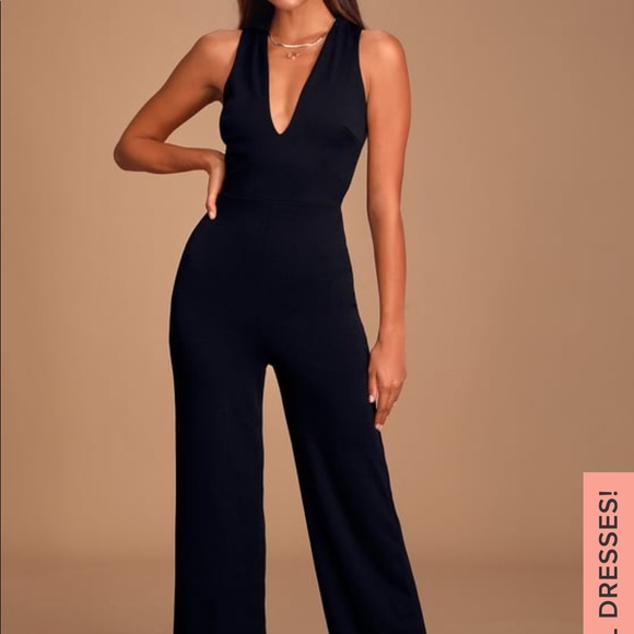 black jumpsuit xl